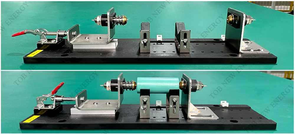 Cylindrical Cell Battery Test Clamp