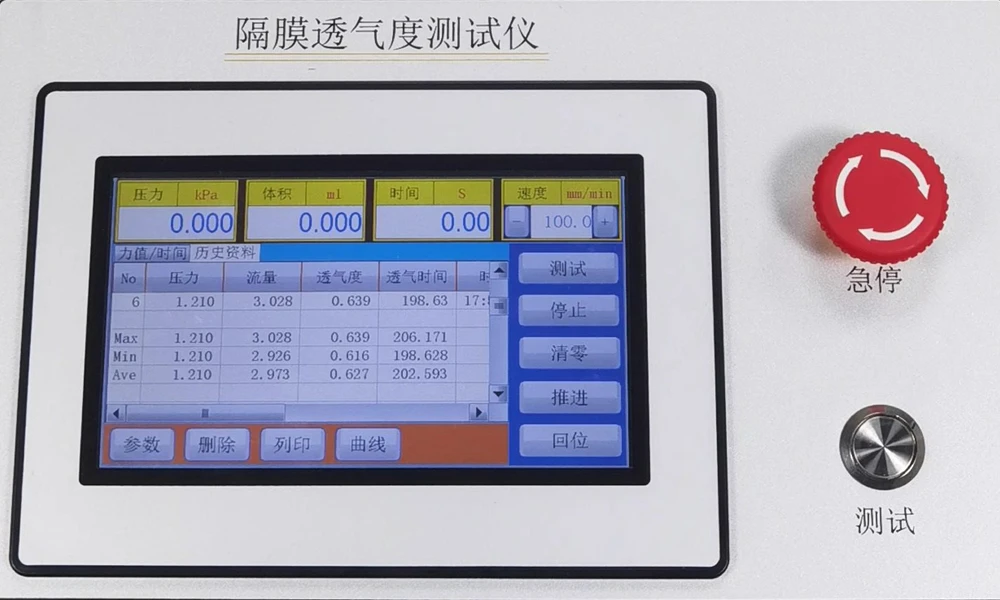 Gurley Air Permeability Tester for Lithium-Ion Battery Separator