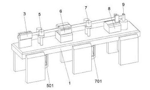 Overall structure of the electrode winder, second perspective view