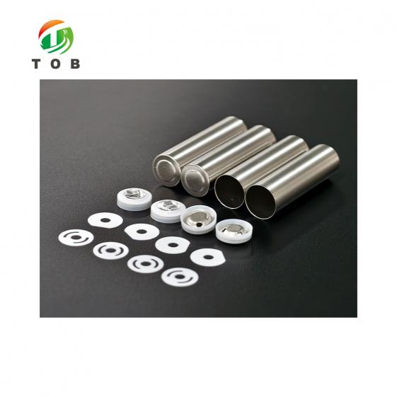 14500 Cylinder Cell Case Kit with Anti-Explosive Cap and Insulation Gaskets