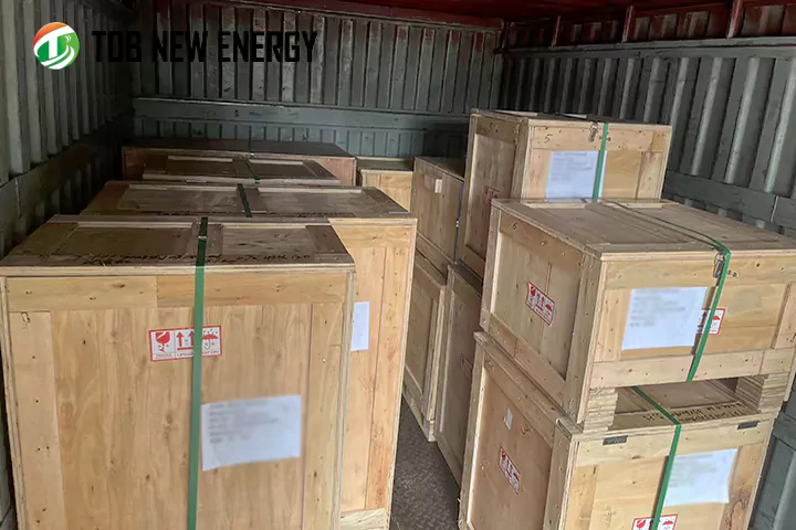 Polymer Battery Equipment Being Shipped