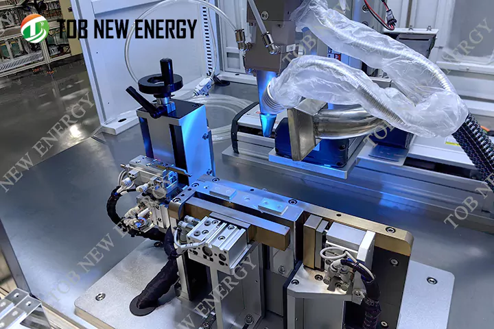 Acceptatietest van prismatische batterijassemblageapparatuur